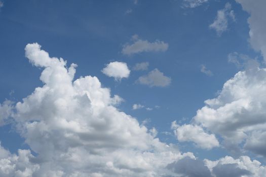 Blue sky background with clouds - mage