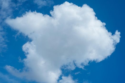 Blue sky background with clouds - mage