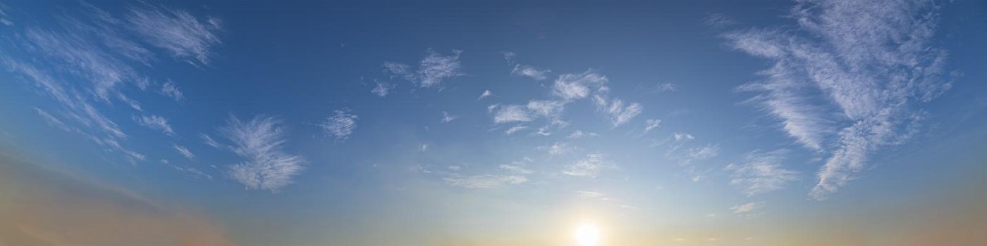 Sky and clouds In the daytime