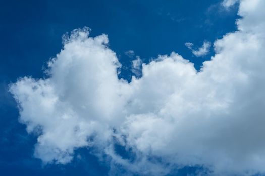 Incredibly beautiful clouds against a sunny blue sky. - Image
