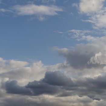 Background of dark clouds before a thunder-storm.