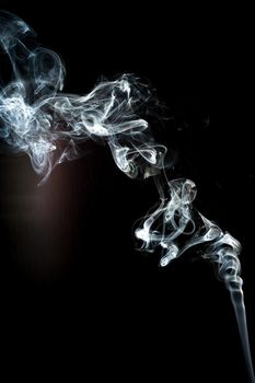 smoke cloud with black background. fog texture - image