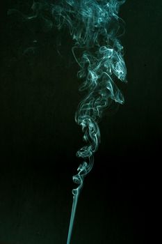 smoke cloud with black background. fog texture - image