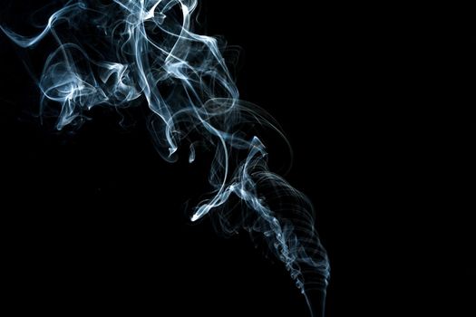 smoke cloud with black background. fog texture - image
