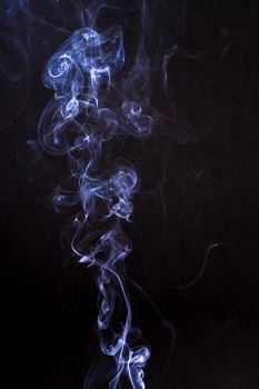 smoke cloud with black background. fog texture - image