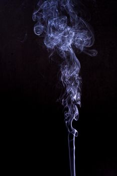 smoke cloud with black background. fog texture - image