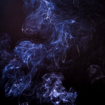 smoke cloud with black background. fog texture - image