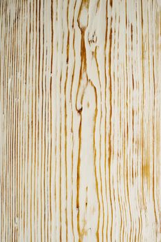 Top view on white brushed wooden texture. - image
