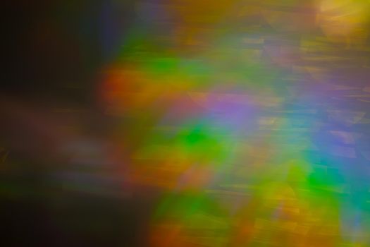 Multicolored rainbow large bokeh effect background - image