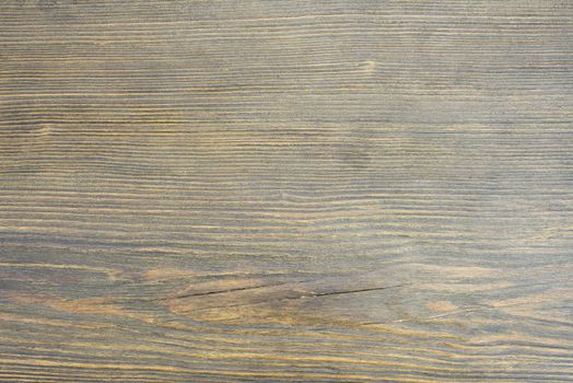 Top view on patinated brushed wooden texture. - Image