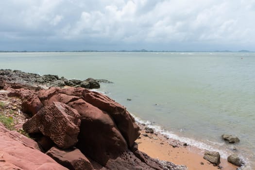 Natural scenery, seashore and rocks