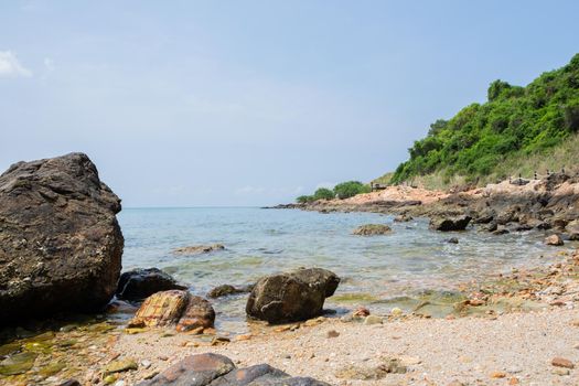 Beach and rocks