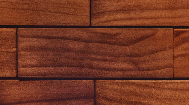 Wooden background, rectangle block close-up