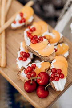 picnic in nature with a basket of delicious products