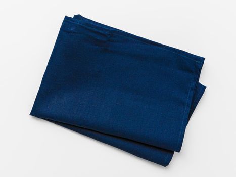 kitchen cloth napkin isolated on white background
