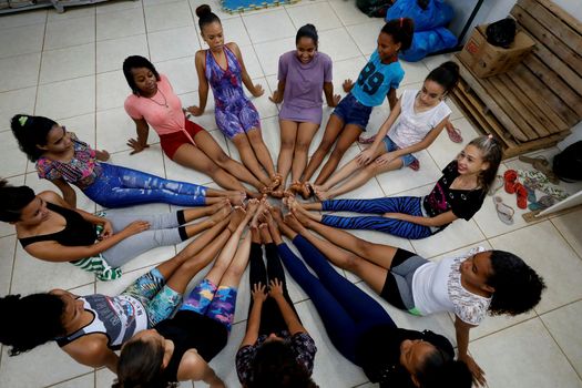 lauro de freitas, bahia, brazil - august 21, 2019: public school students are seen in a classroom in the city of lauro de Freitas.