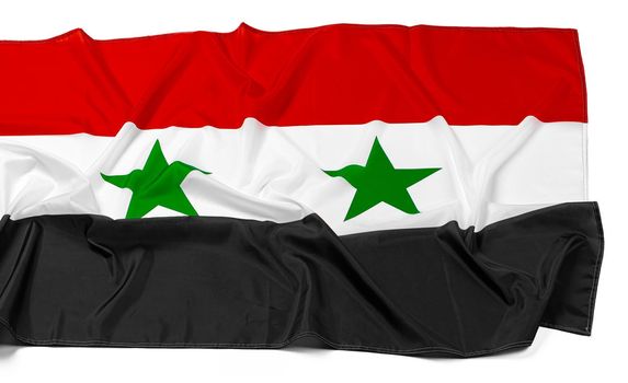 Photo of fabric Syria flag