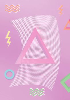 Abstract design on color background - textured. For your design