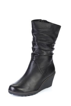 Woman ankle boots isolated on white background