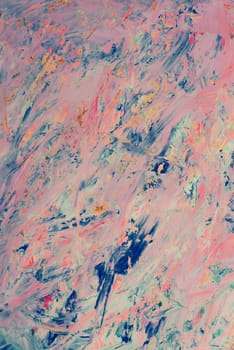 Abstract art backgrounds. Hand-painted background. SELF MADE. - Image