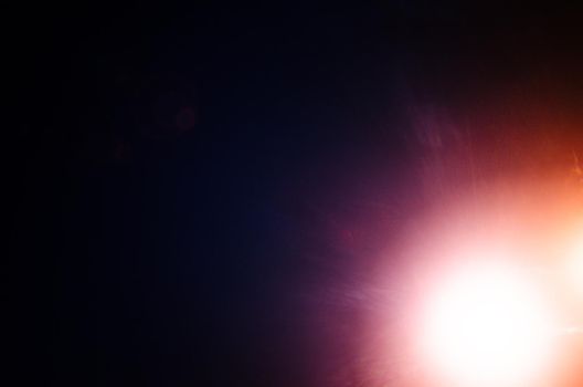 Abstract Natural Far double star on the black background - image