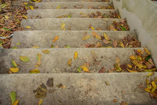 Background cement stairs