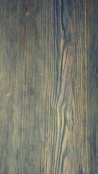 Top view on patinated brushed wooden texture. - Image toned