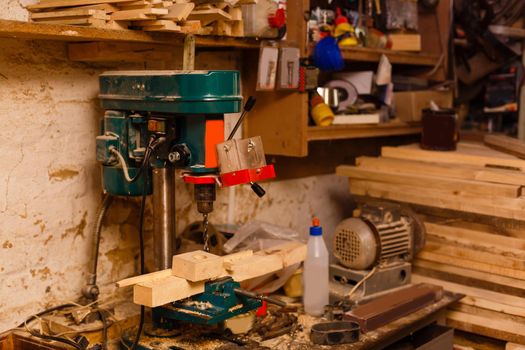 old garage full of tools and stuff