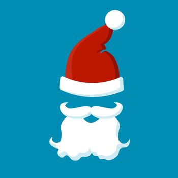 Santa Claus fashion silhouette hipster style