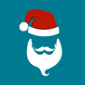 Santa Claus fashion silhouette hipster style