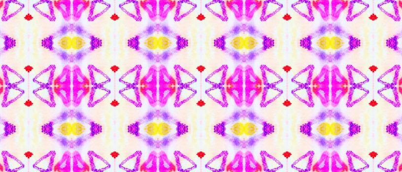 Indian Native American Pattern. Multi Colorful Rapport. Abstract Fashion Ethnic Ornament. Aquarelle Tie Dye Fabric Design. Native American Watercolor Seamless Pattern.