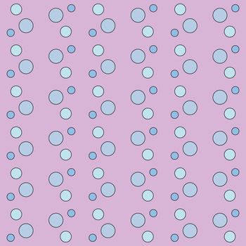 Round seamless pattern. Seamless retro circle pattern. Dotted round seamless background, pattern, ornament for wrapping paper, fabric, textile, website, wallpaper. illustration