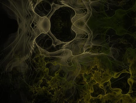 Imaginatory lush fractal texture image abstract background