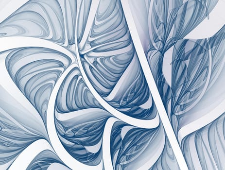 Imaginatory lush fractal texture image abstract background