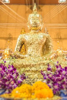 Buddha with gold.