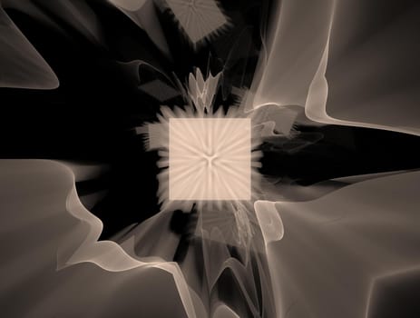 Imaginatory lush fractal texture image abstract background