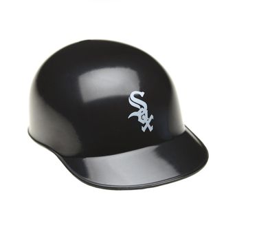 IRVINE, CALIFORNIA - FEBRUARY 27, 2019:  Closeup of a mini collectable batters helmet for the Chicago White Sox of Major League Baseball.