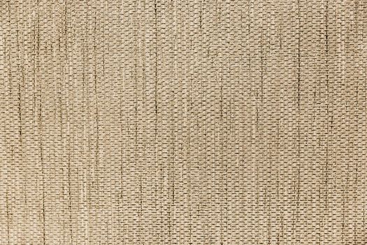 Beige canvas texture, abstract fabric textile or pattern linen vintage wallpaper surface background.