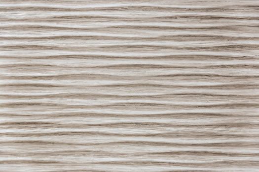 Light white wood texture with abstract wavy geometric pattern, wooden background.