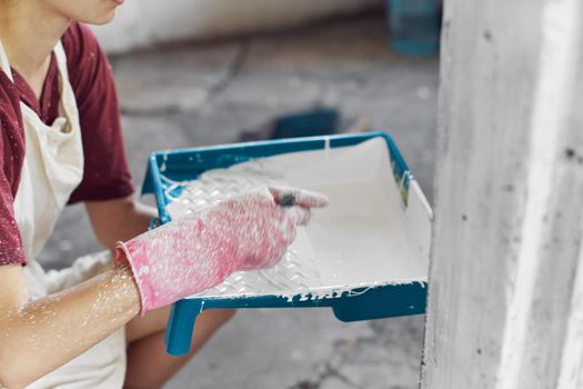 repair tools painting home interior renovation design. High quality photo