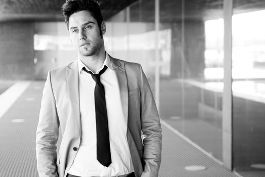 Portrait of a attractive young businessman