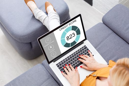 Credit Score Financial Banking Economy Concept