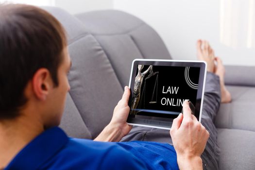 Need a lawyer. Call now message on screen. Attorney at law, Legal assistance online.