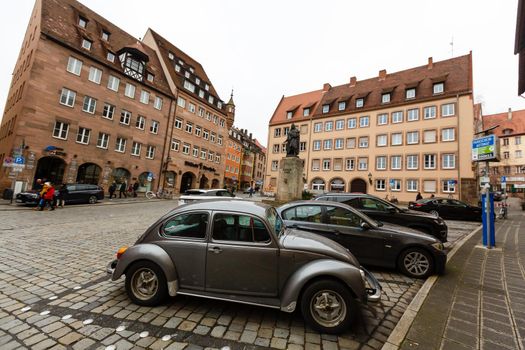 panorama of the old town of nuremberg