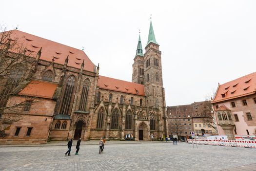 Nuremberg, Germany, old town houses, cityscape