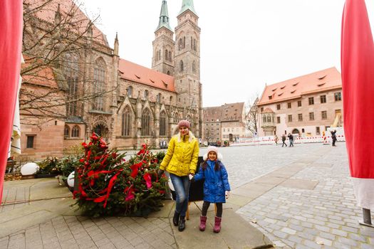 panorama of the old town of nuremberg