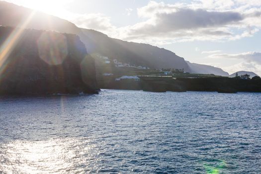Atlantic ocean wild coast, Tenerife, Canary islands, Spain