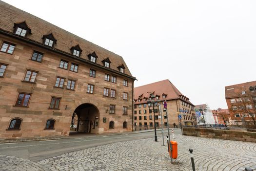 panorama of the old town of nuremberg