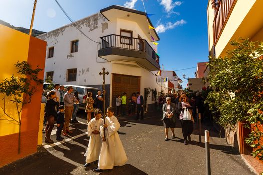 Tenerife, Canary islands, Garachico - 2020.01.06: Buenavista del Norte. Romeria,