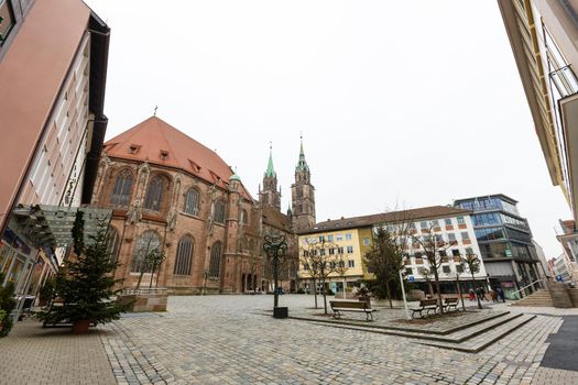 Nuremberg, Germany, old town houses, cityscape